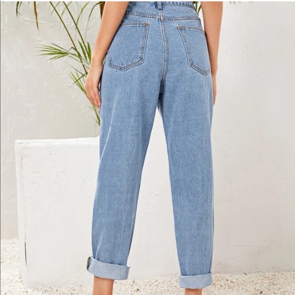 Shein High Waist Straight Leg Jeans - Picture 2 of 2
